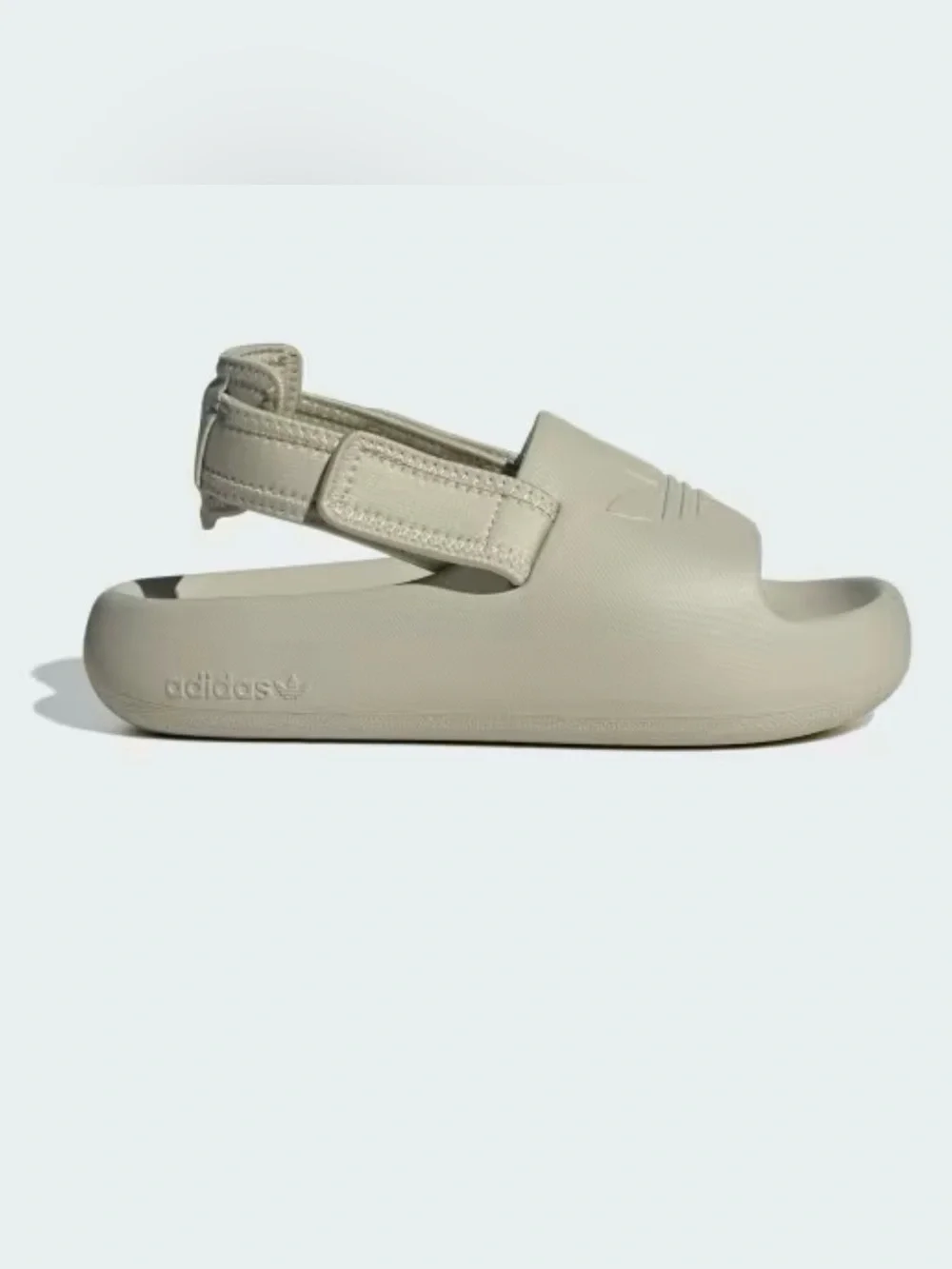 NWT adidas Kids Adifom Adilette C Slide in Beige Neutral, Size 11K